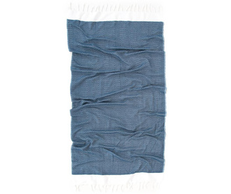 Peshtemal kopalna brisača Dila Dark Blue 90x170 cm