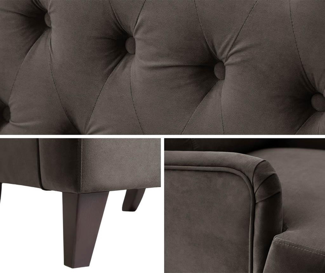 Flanelle Grey Háromszemélyes kanapé