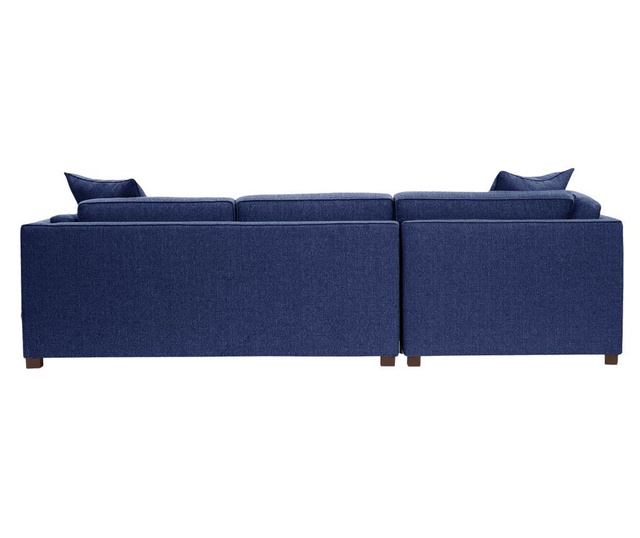 Leva kotna sedežna garnitura Organdi Big Angle Navy Blue