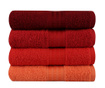 Комплект 4 кърпи за баня Shades Red 50x90 см