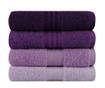 Sada 4 ručníků Shades Lilac 50x90 cm