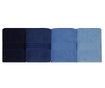 Комплект 4 кърпи за баня Shades Blue 50x90 см