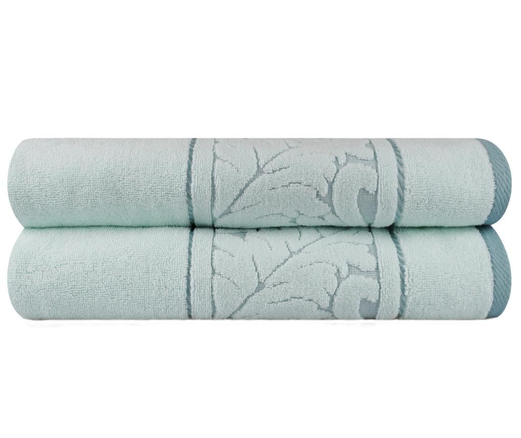 Комплект от 2 хавлии за баня Sultan Mint 70x140 см - 3