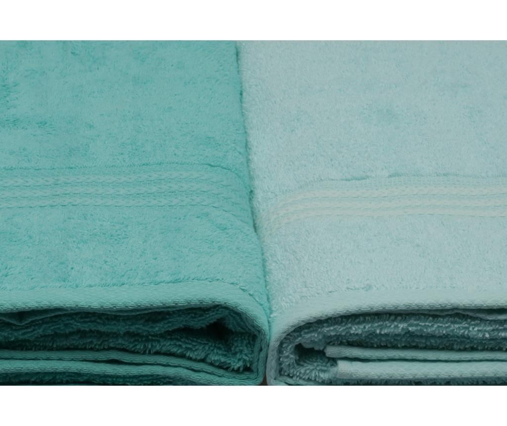Комплект 4 кърпи за баня Green Shades 70x140 см - 4