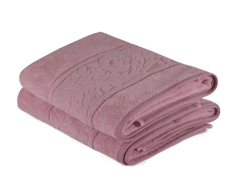 Комплект 2 кърпи за баня Sultan Rose 70x140 см