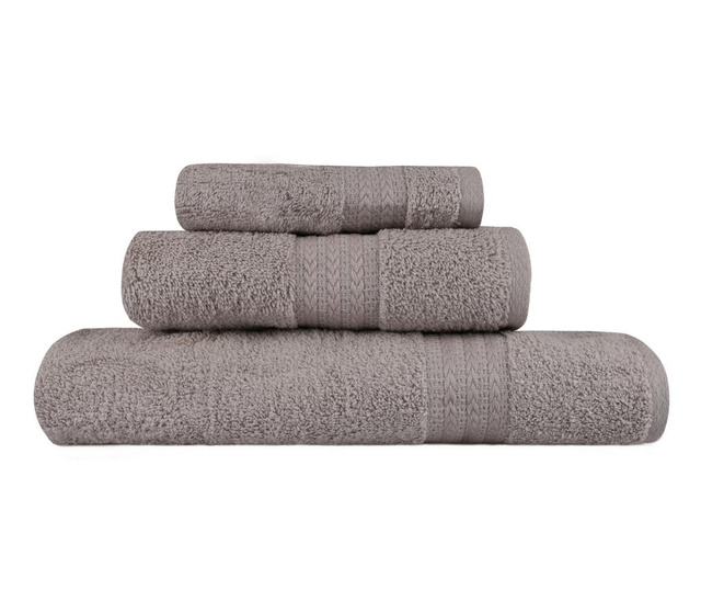 Set 3 kupaonska ručnika Simple Grey
