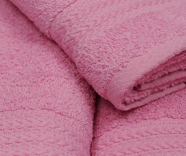 Simple Pink 3 db Fürdőszobai törölköző