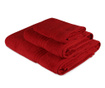 Комплект 3 кърпи за баня Simple Red