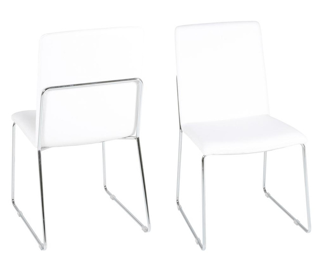 Set 4 scaune Kitos White