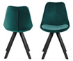 Set 2 stolice Dima Black Green