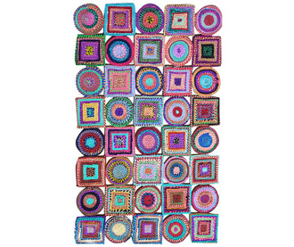 Tepih Color Rain Circle Square 80x150 cm