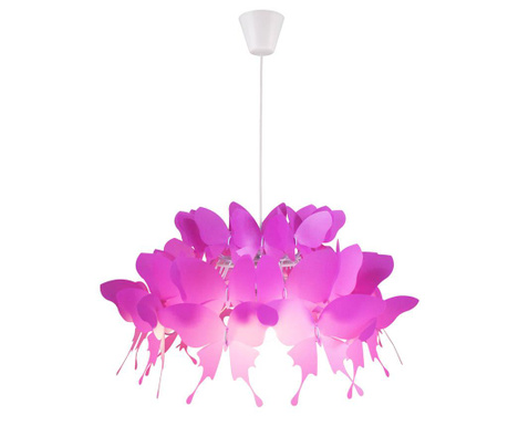 Lustra Light Prestige, Farfalla Pink, plastic acrilic, roz, 50x50x115 cm