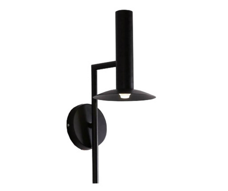 Aplica de perete Light Prestige, Hat Black, otel, negru, 22x13x46 cm
