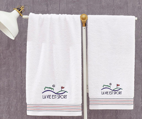 Ręcznik kąpielowy Marie Claire La Vie Sportive 50x100 cm