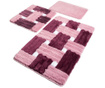 Set 3 covorase de baie Chilai Home, Marina Purple, fibre acrilice, mov