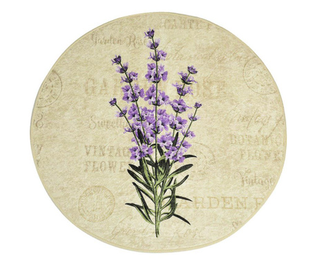 Covoras de baie Chilai Home, Lavender, poliamida, 100 cm