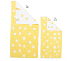 Set 4 prosoape de baie Daily Summer Dots Lemon