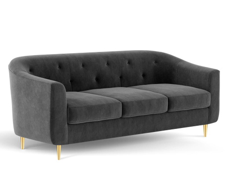 Corde Dark Grey Háromszemélyes kanapé