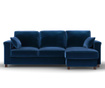 Obojestranska in raztegljiva kotna sedežna garnitura Relax Royal Blue
