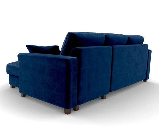 Obojestranska in raztegljiva kotna sedežna garnitura Relax Royal Blue