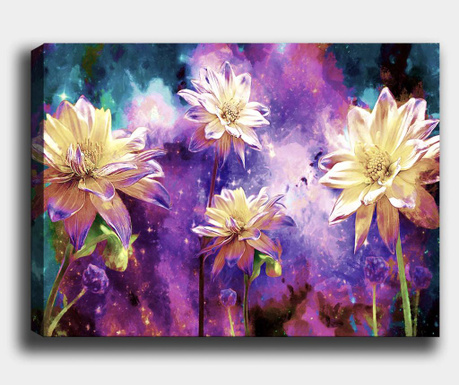 Slika Space Flowers 50x70 cm