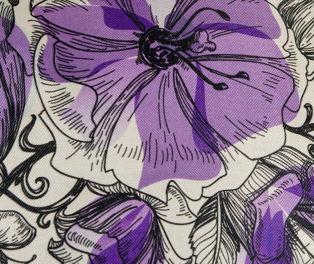 Perna decorativa Floralis Purple 45x45 cm