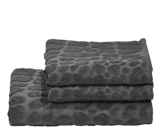 Πετσέτα μπάνιου Black Line Safari Croco Anthracite 50x100 cm
