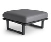 Taburet pentru exterior Marie Claire Home, Mark Grey, gri, 78x78x40 cm