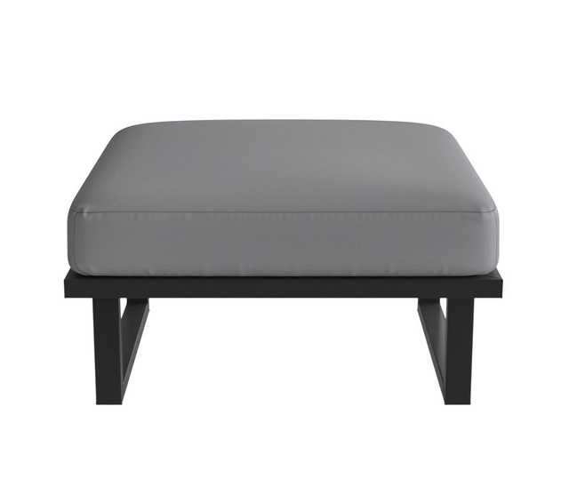 Taburet pentru exterior Marie Claire Home, Mark Grey, gri, 78x78x40 cm