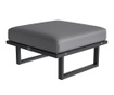 Taburet pentru exterior Marie Claire Home, Mark Grey, gri, 78x78x40 cm