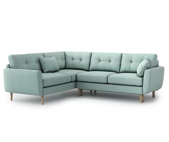 Разтегателен ляв ъглов диван Harris Aquamarine