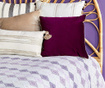 Κουβέρτα καπιτονέ Jacquard Clarinda Purple 230x230 cm