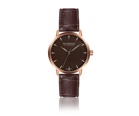 Ръчен мъжки часовник Aachen Croco Brown Leather