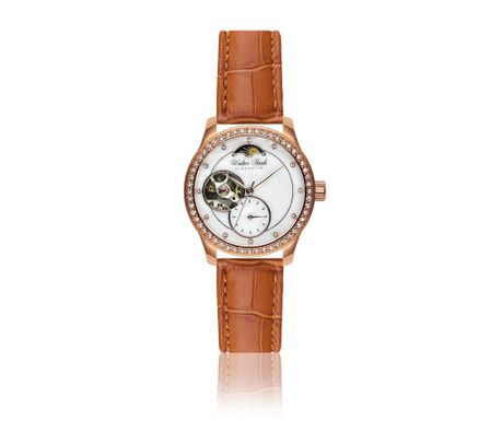 Дамски ръчен часовник Dresden Croco Ginger Brown Leather
