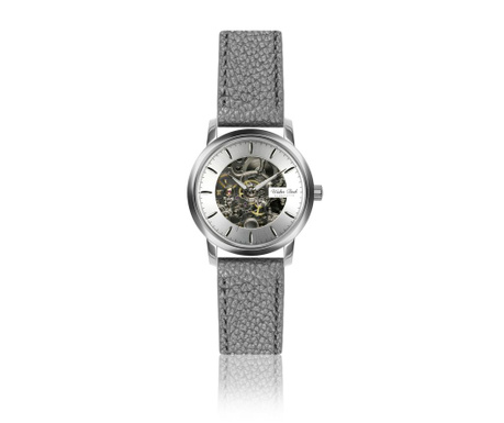 Γυναικείο ρολόι χειρός Bretten Lychee Grey Leather