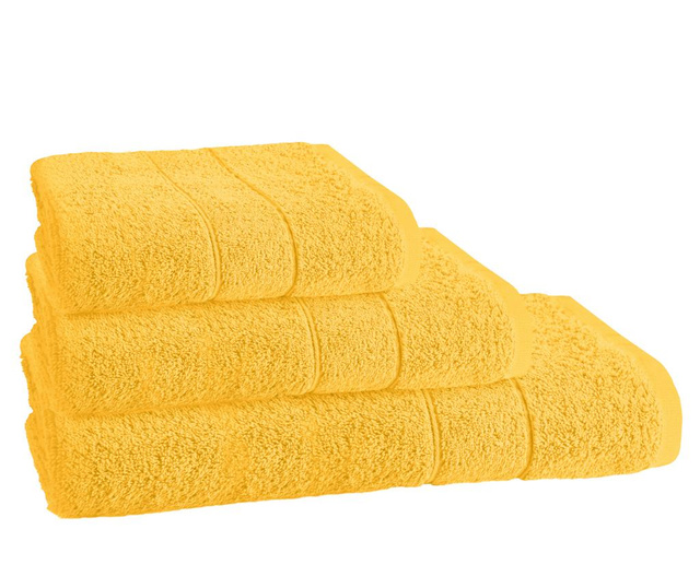 Πετσέτα μπάνιου Napoli Yellow 50x90 cm