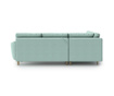 Coltar extensibil stanga Optisofa, Harris Aquamarine, bleumarin, 240x197x85 cm