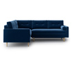 Coltar extensibil dreapta Optisofa, Esme Navy Blue, bleumarin, 240x197x85 cm