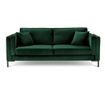 Luis Bottle Green Négyszemélyes kanapé
