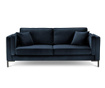 Luis Dark Blue Négyszemélyes kanapé