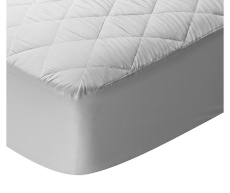 Prošívaná ochrana matrací Len White 120x200 cm
