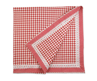 Stolnjak Checkered Red 90x90 cm