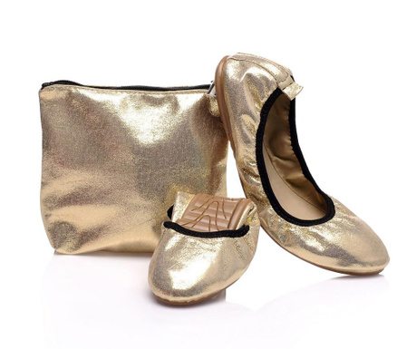 Дамски обувки с чанта за съхранение Golden Ages 39