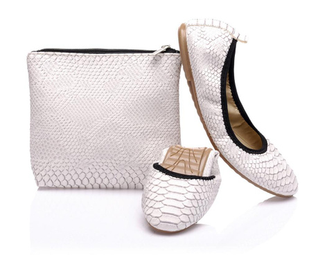 Дамски обувки с чанта за съхранение Skin Cream 40