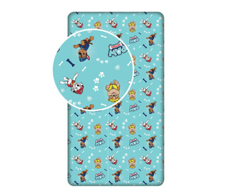 Cearsaf de pat cu elastic Paw Patrol 90x200 cm