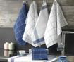 Set 6 prosoape de bucatarie Eponj Home, Pecete Blue, bumbac, 45x60 cm, albastru