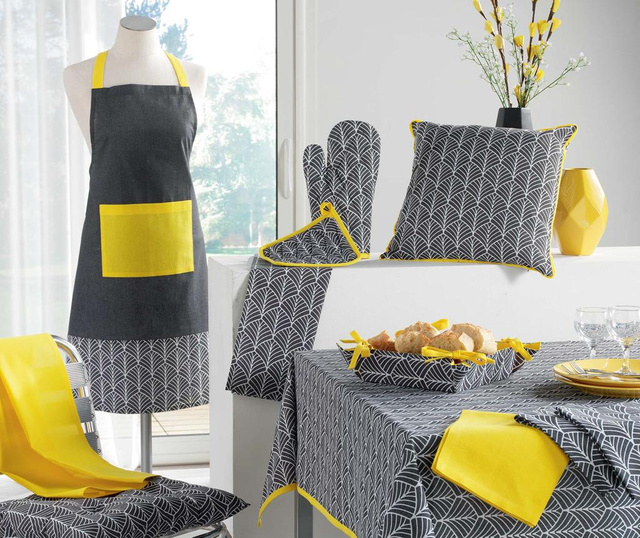 Modern Style Yellow Asztalterítő 140x250 cm