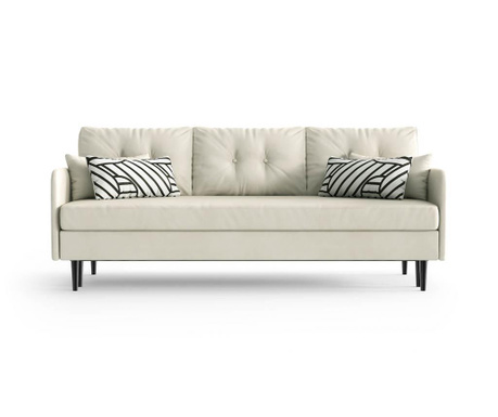 Memphis White Kihúzható háromszemélyes kanapé