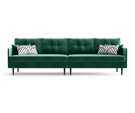 Memphis Emerald Green Négyszemélyes kanapé