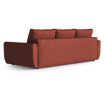 Canapea extensibila 3 locuri Daniel Hechter, Sowden Brick, rosu caramiziu, 230x98x83 cm
